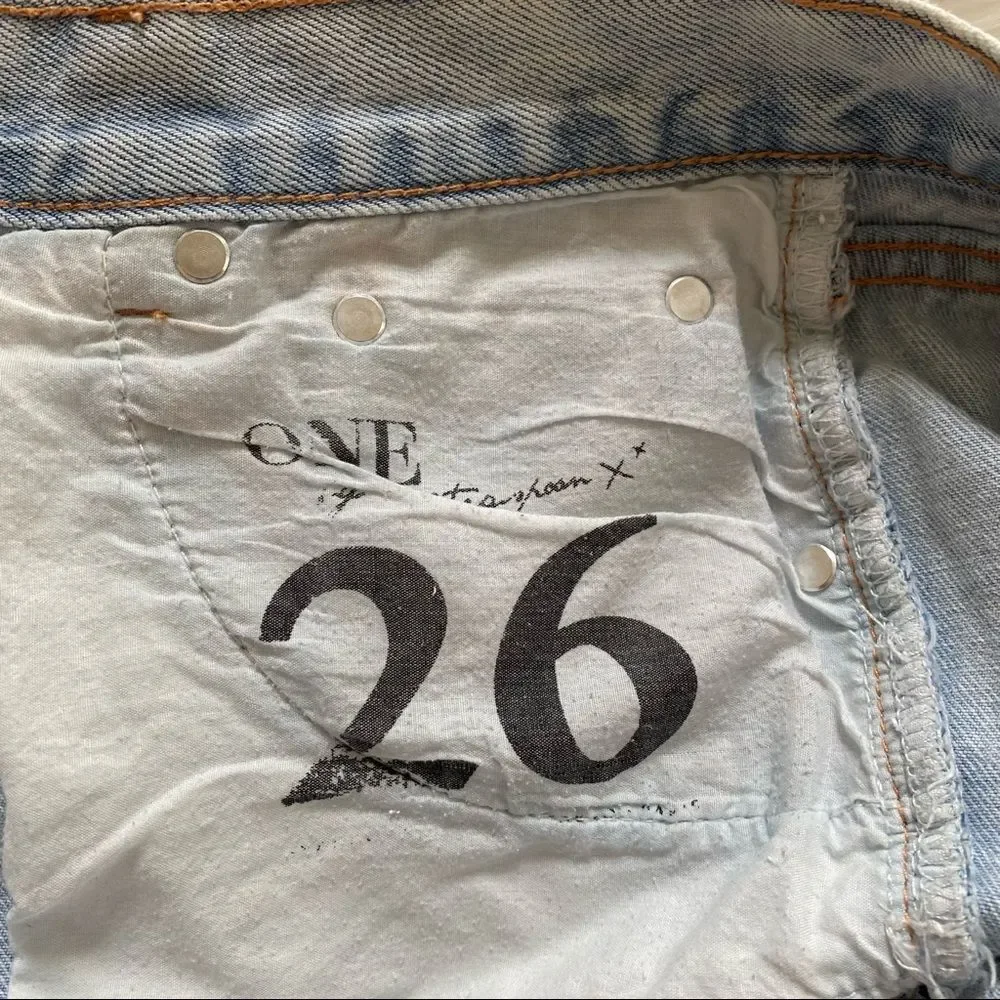 One Teaspoon Diamonds Chargers denim short 26